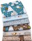 50pcs 100% Cotton Fabric Bundle 10" x 10" PreCut Fat Squares Sheets(Solid)